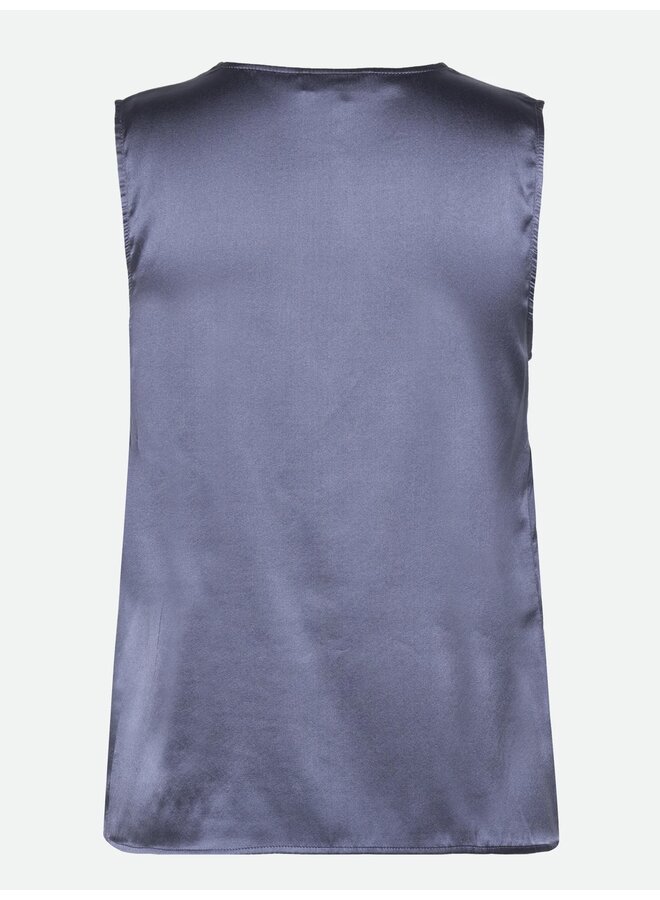 Silk top Jade true navy