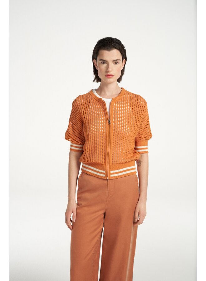 Cardigan GUSTAVE cognac