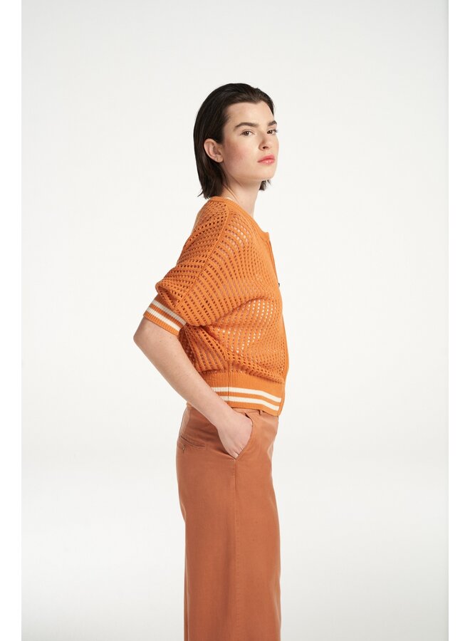 Cardigan GUSTAVE cognac