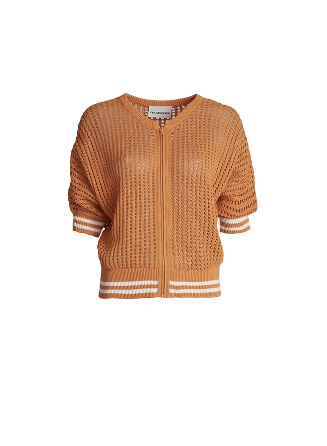 Cardigan GUSTAVE cognac