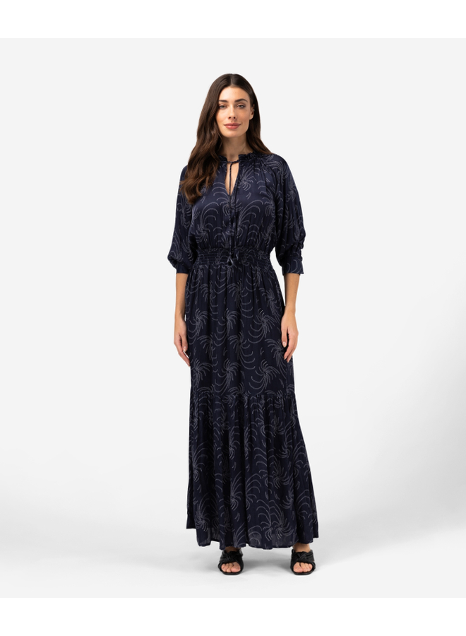 Dress DYANI dotted palm