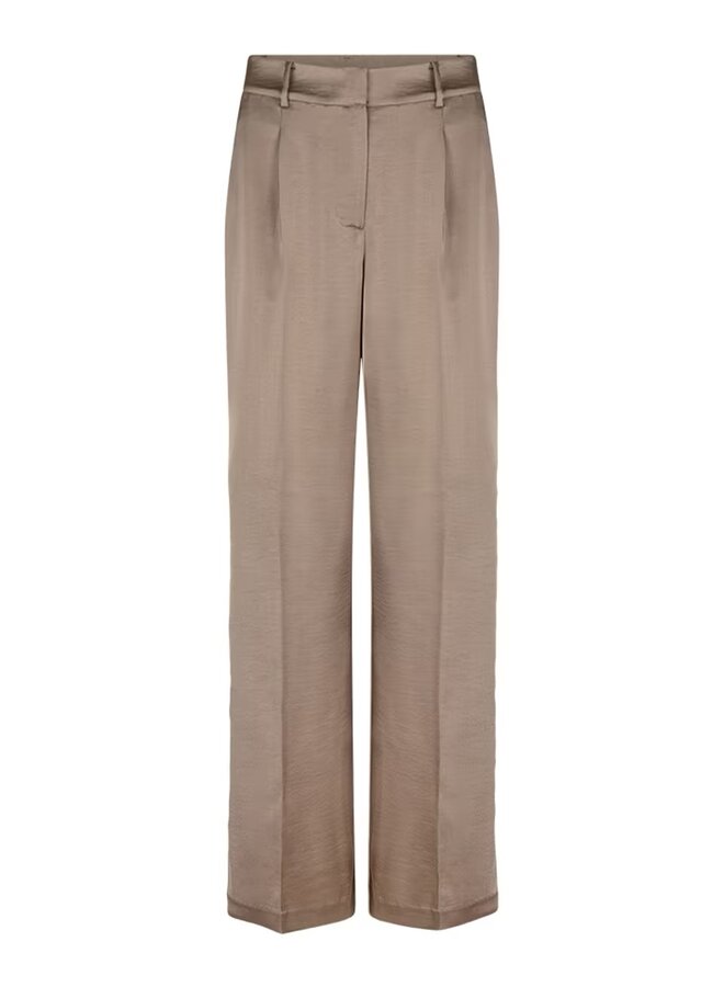 Satin smart pants JULES stone