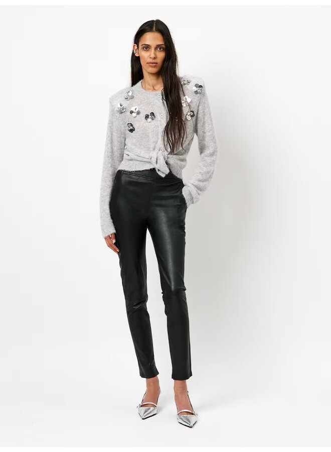 Fawn sequin cardigan Heather grey