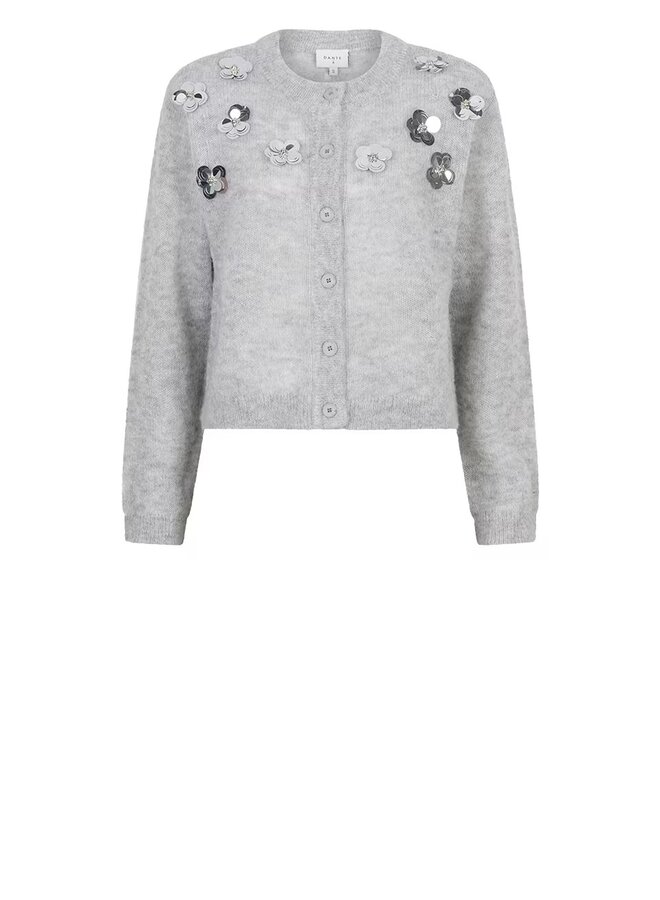 Fawn sequin cardigan Heather grey