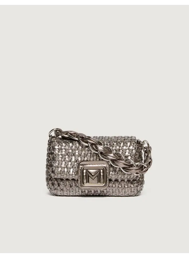 Woven bag LONTRA1 silver