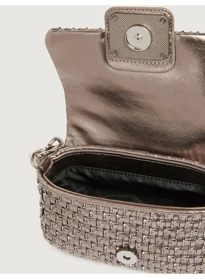 Woven bag LONTRA1 silver