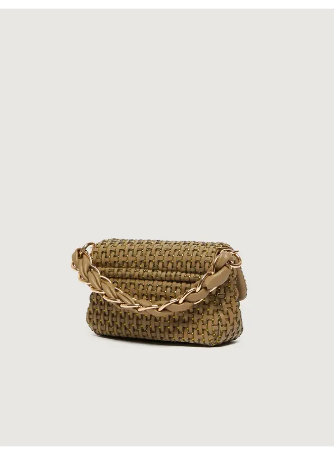 Woven bag LONTRA1 kaki