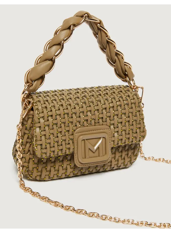 Woven bag LONTRA1 kaki