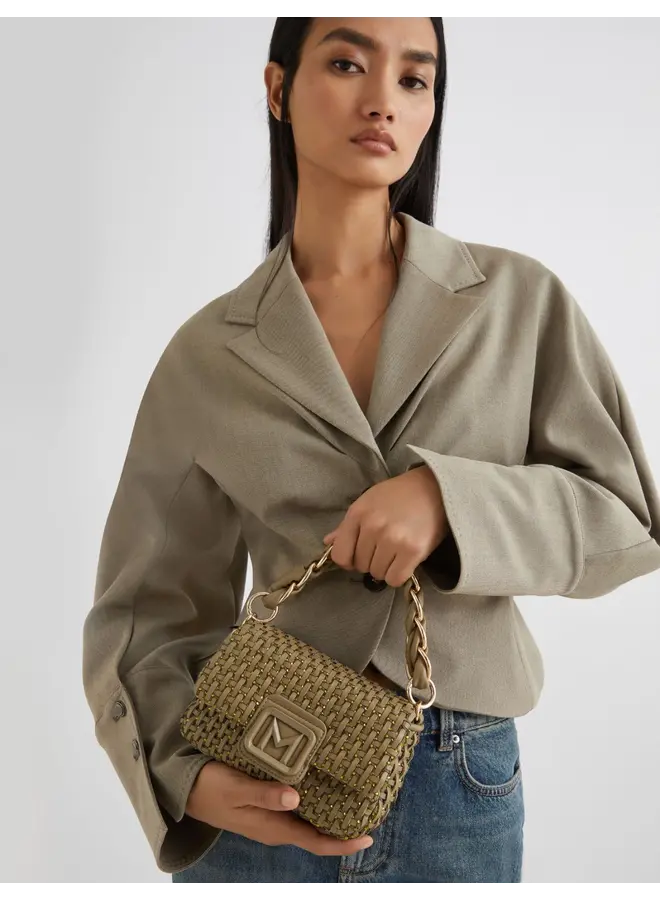 Woven bag LONTRA1 kaki