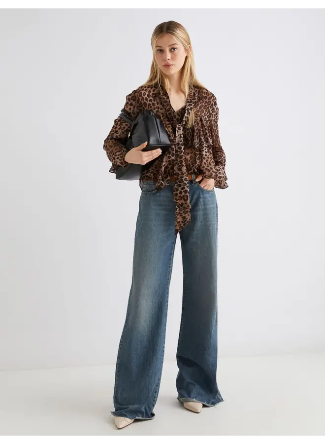 Flounced shirt GALA natural