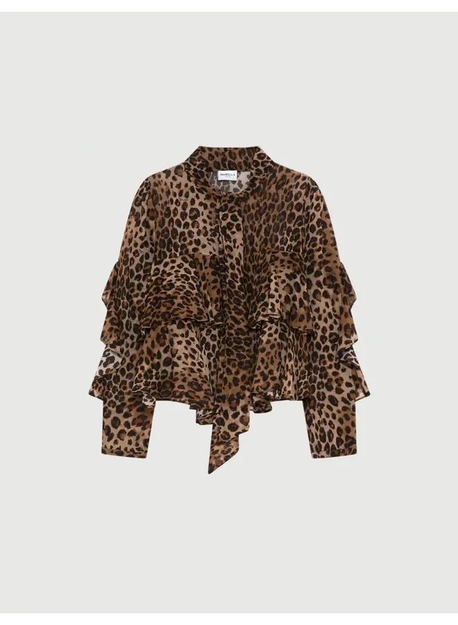 Flounced shirt GALA natural