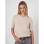 Cashmere top natural