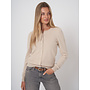 Cashmere cardigan natural