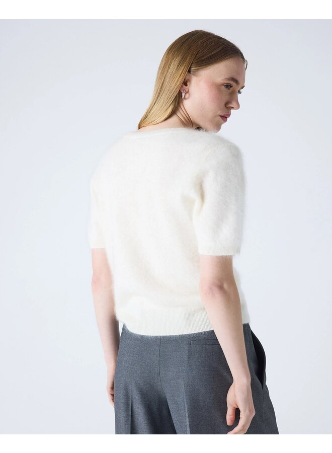 Cashmere top amaya. cream