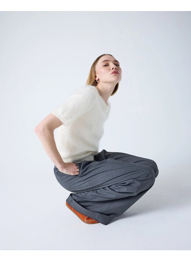 Cashmere top amaya. cream