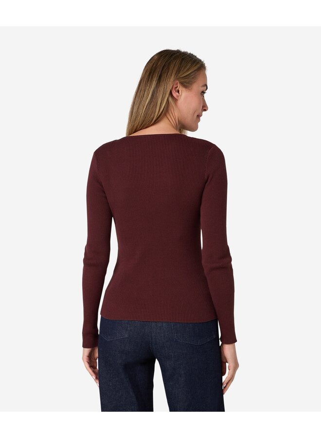 Longsleeve shirt TAMORA burgundy