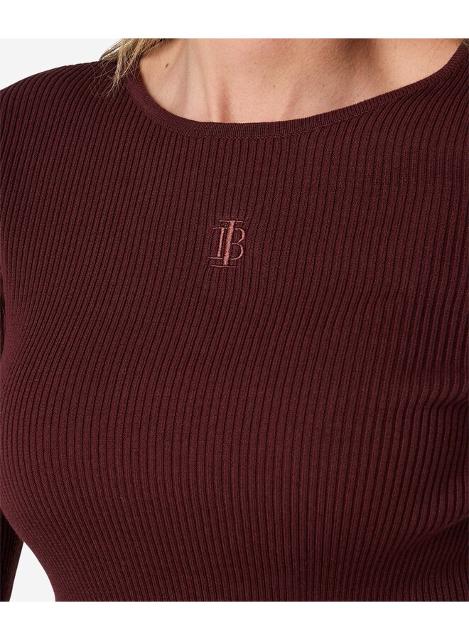 Longsleeve shirt TAMORA burgundy