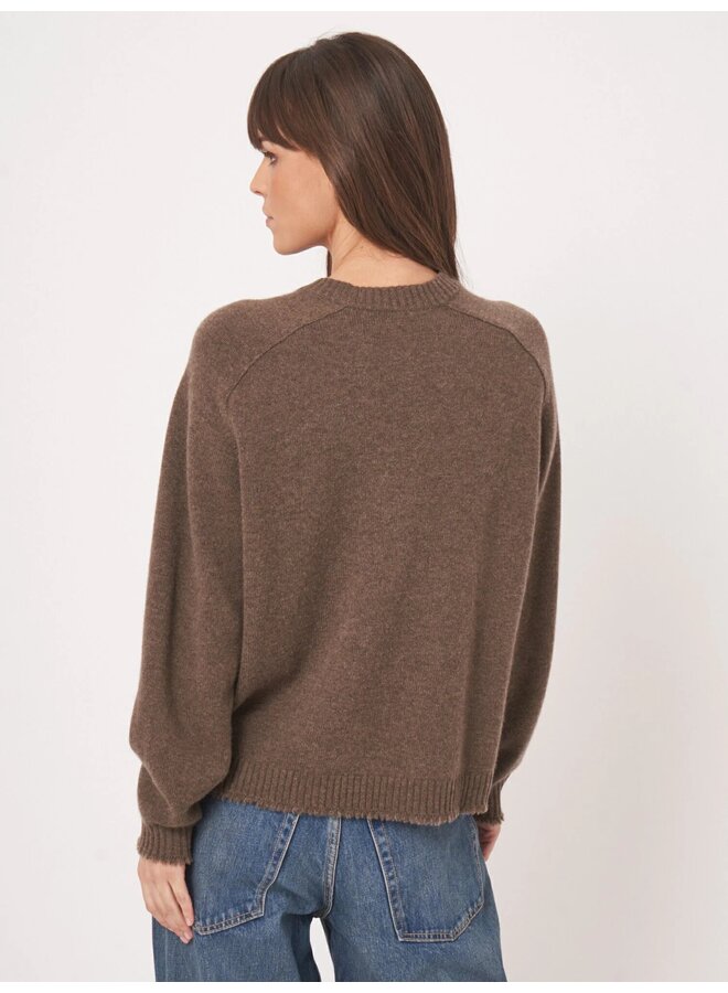 Cashmere sweater cacao
