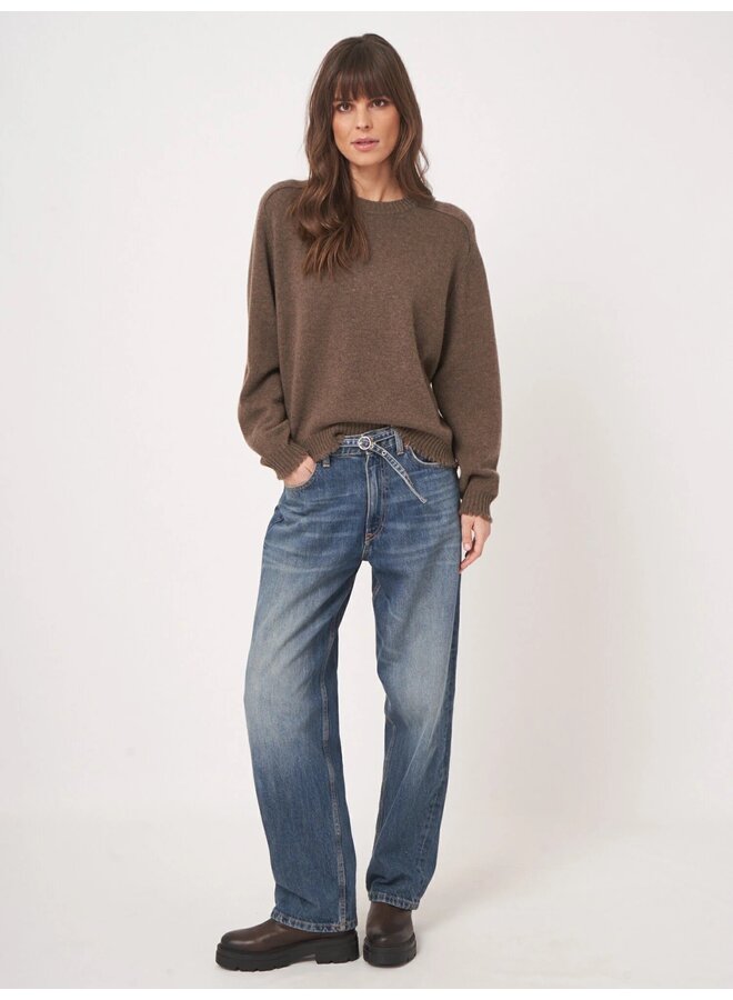 Cashmere sweater cacao