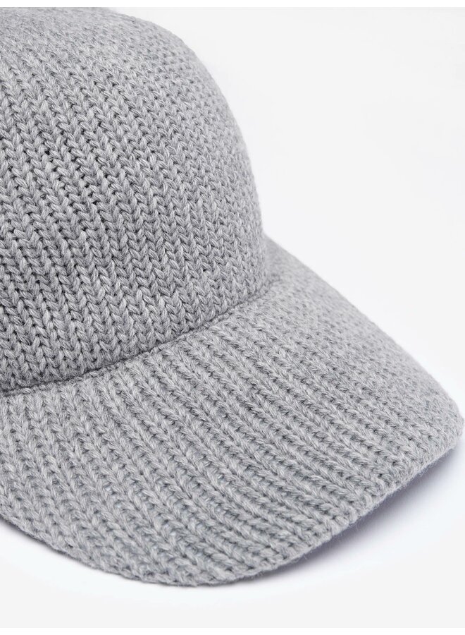 Chunky Knit Cap grey