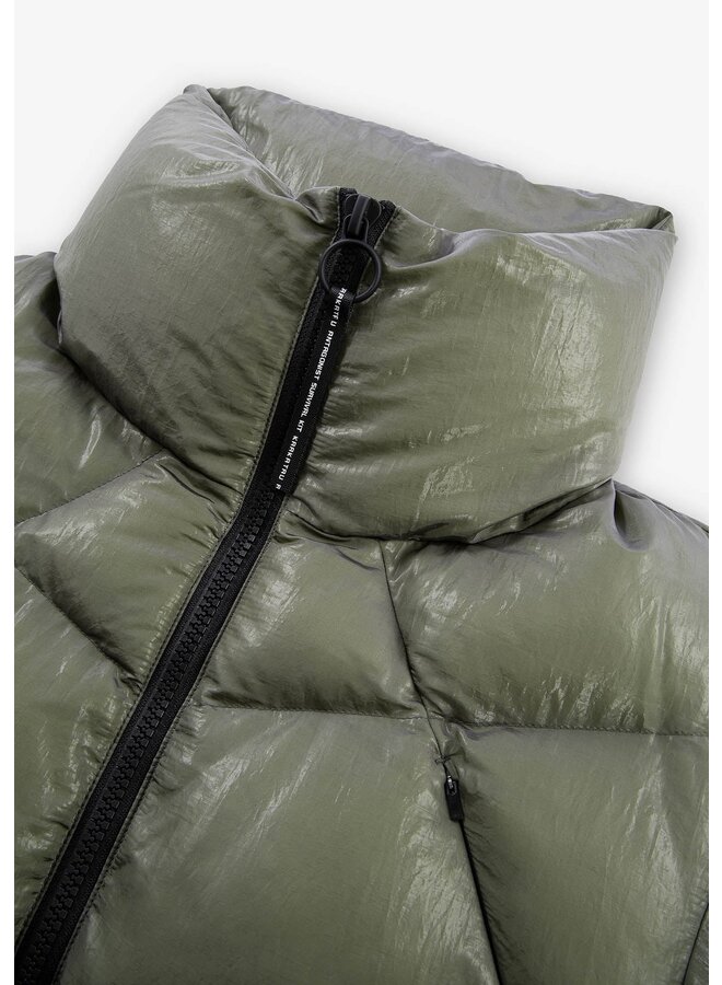 NEBULA Short Puffer Jacket Dark Urban Chic