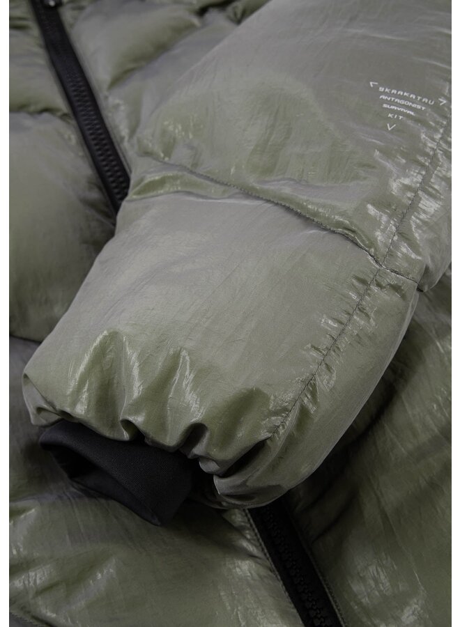 NEBULA Short Puffer Jacket Dark Urban Chic