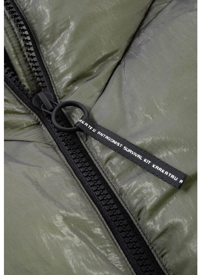 NEBULA Short Puffer Jacket Dark Urban Chic