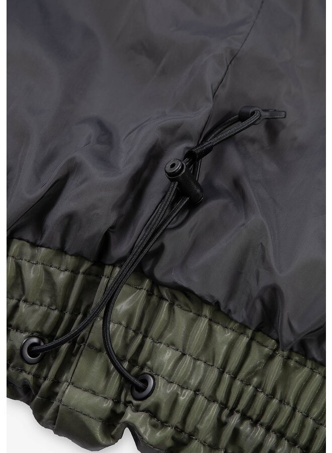 NEBULA Short Puffer Jacket Dark Urban Chic