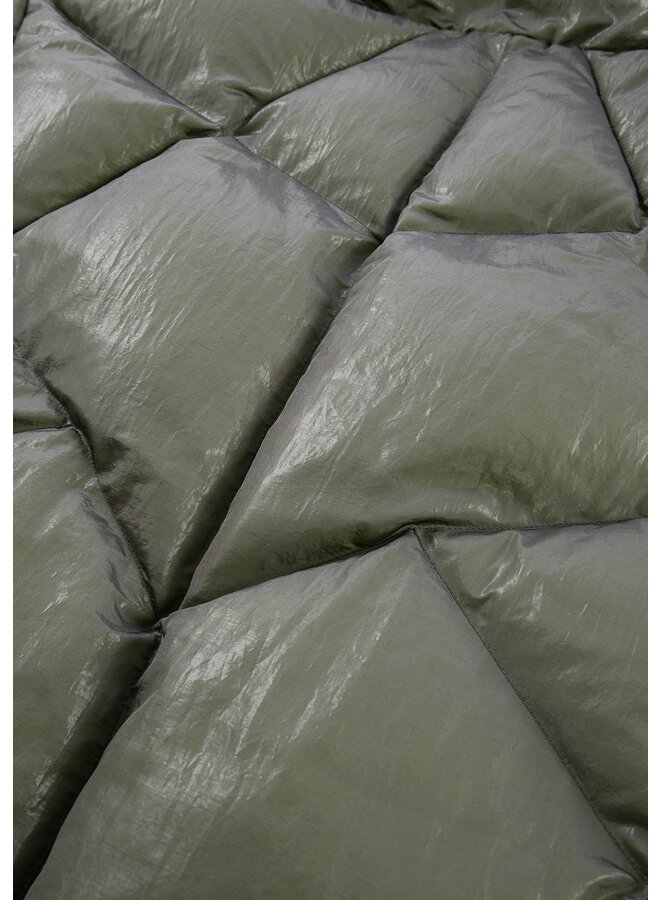 NEBULA Short Puffer Jacket Dark Urban Chic