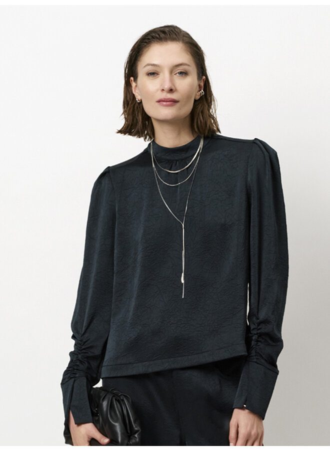 Turtle top PRISTINE midnight green