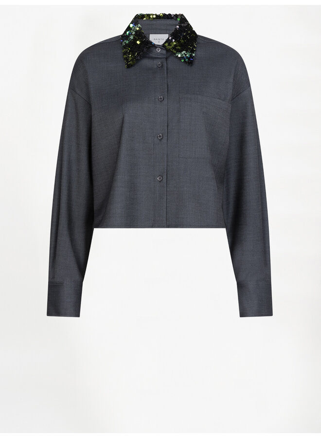 Shirt CYBELLA granite grey melange