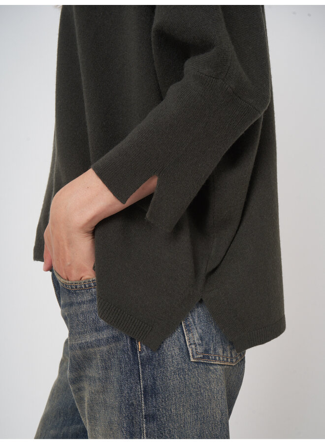 Wool/Cashmere Sweater khaki