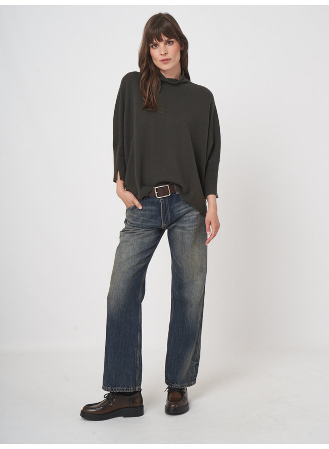 Wool/Cashmere Sweater khaki