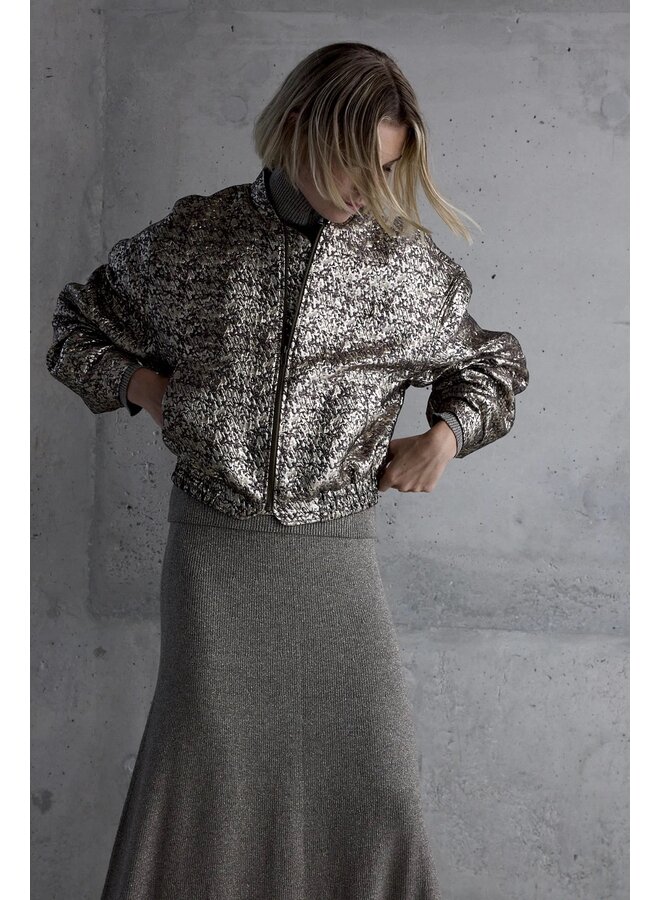 Jacket PAIGE metallic brown