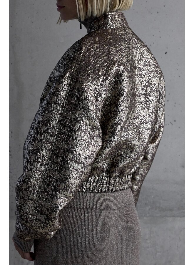 Jacket PAIGE metallic brown