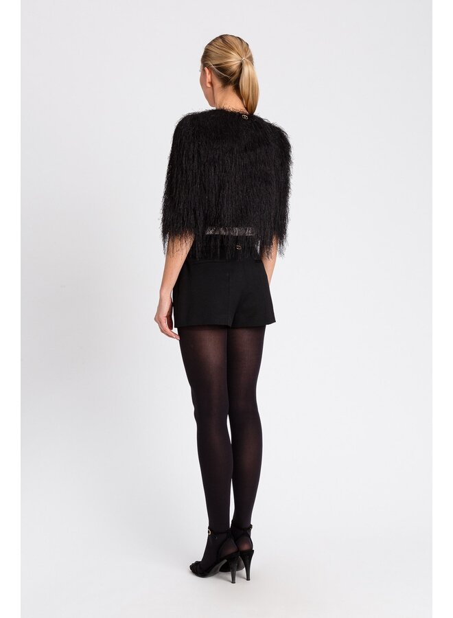 Woven shung wrap nero