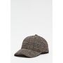 Cap herringbone brown/gold