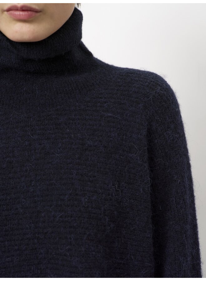 Turtle neck sweater YURIA nocturnal blue