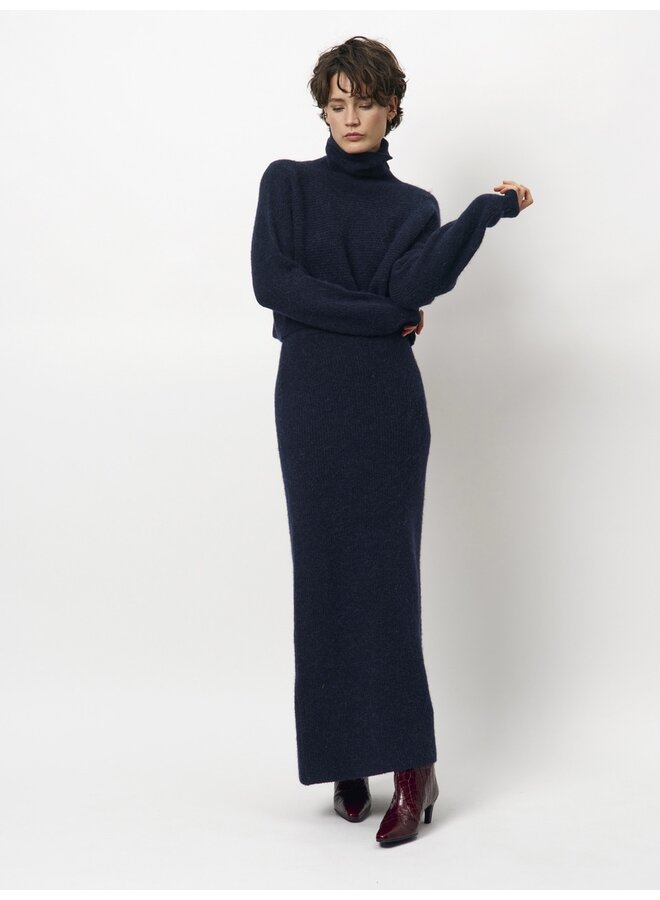 Turtle neck sweater YURIA nocturnal blue