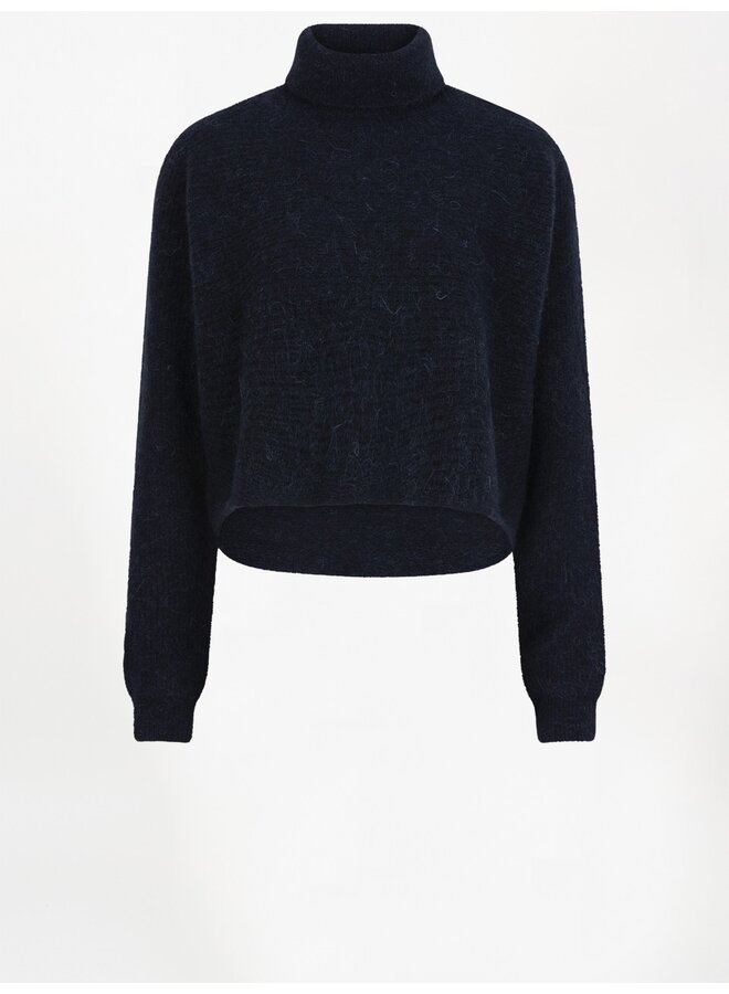 Turtle neck sweater YURIA nocturnal blue