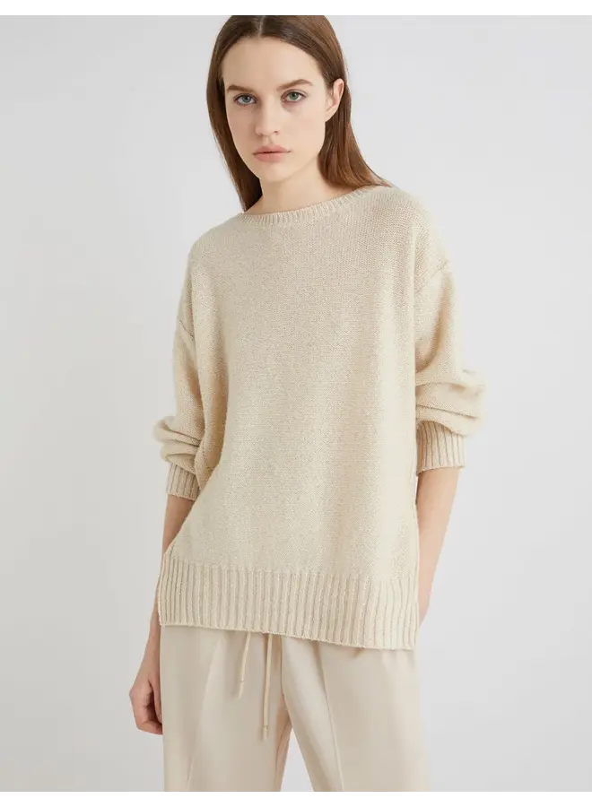 Sweater pailletten ENNIO cream