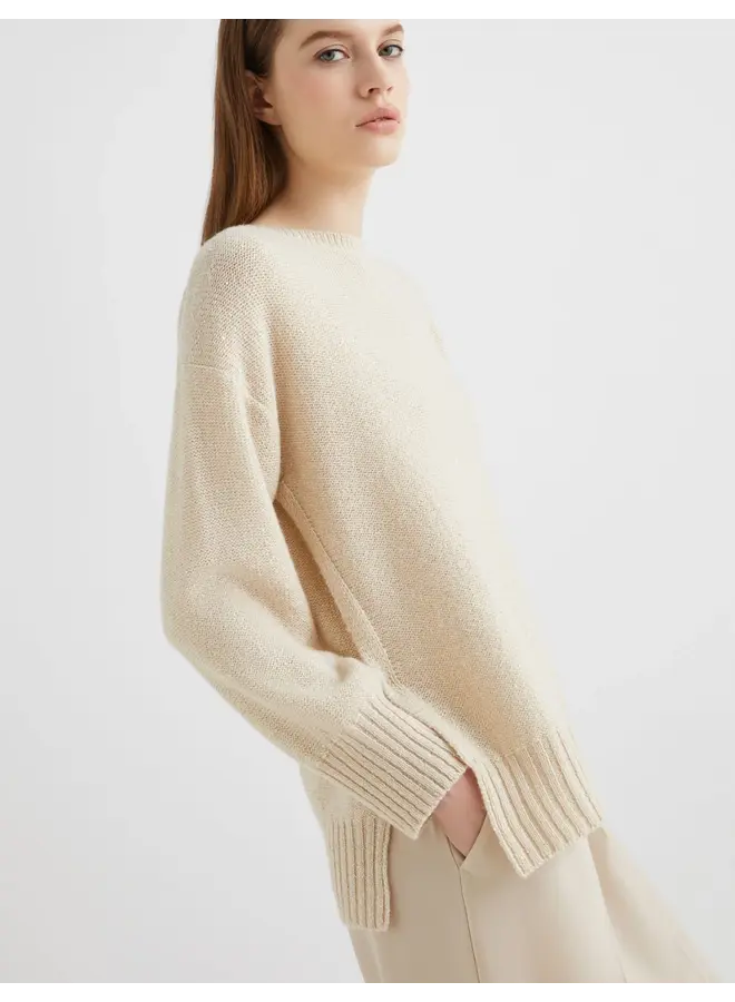 Sweater pailletten ENNIO cream