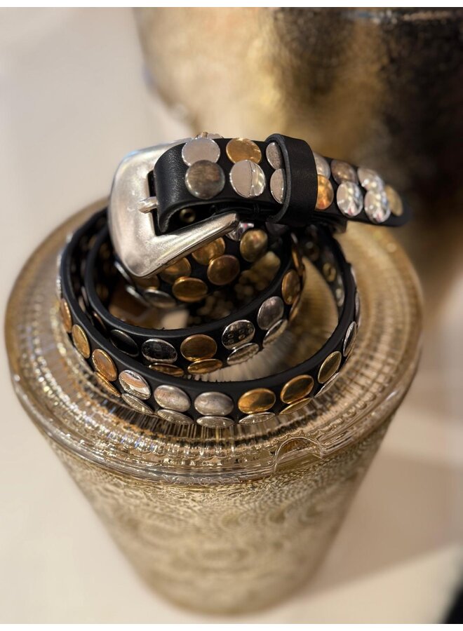 Cintura seppia studs - 10955 MOD