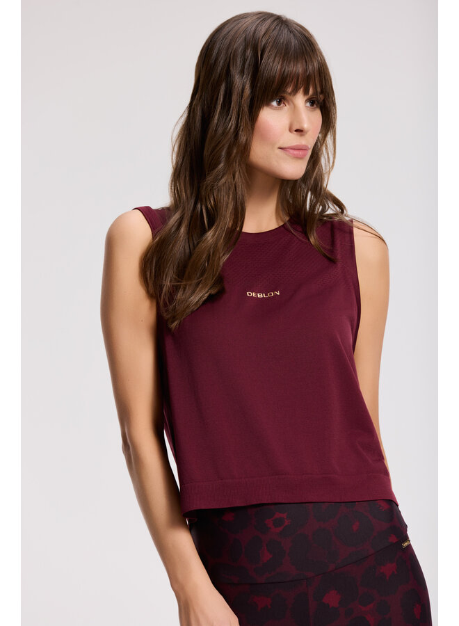 SUZY seamless cropped bordeaux
