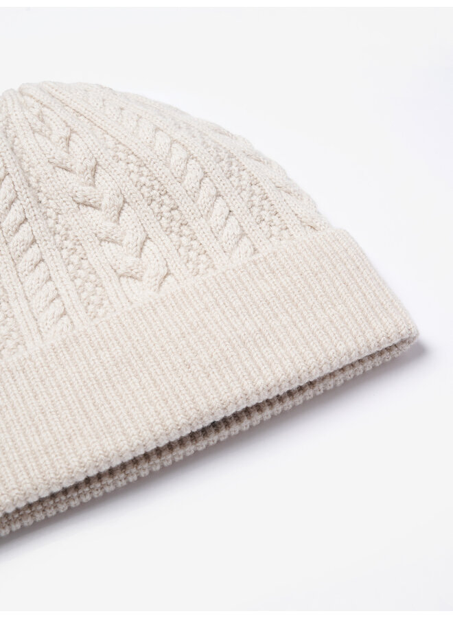 Wollen muts lt beige