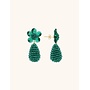 Groene Oorbellen Amy Cone XS
