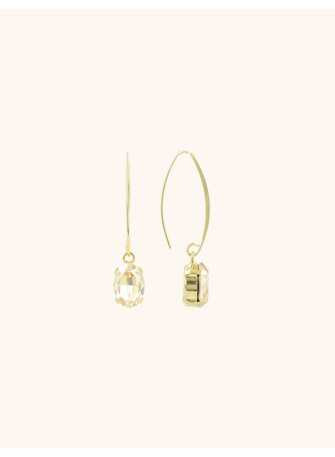 Shadow Oorbellen Daan Strass Pendant S