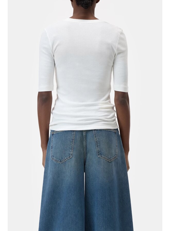 Crewneck shortsleeve ivory