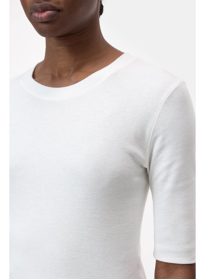 Crewneck shortsleeve ivory