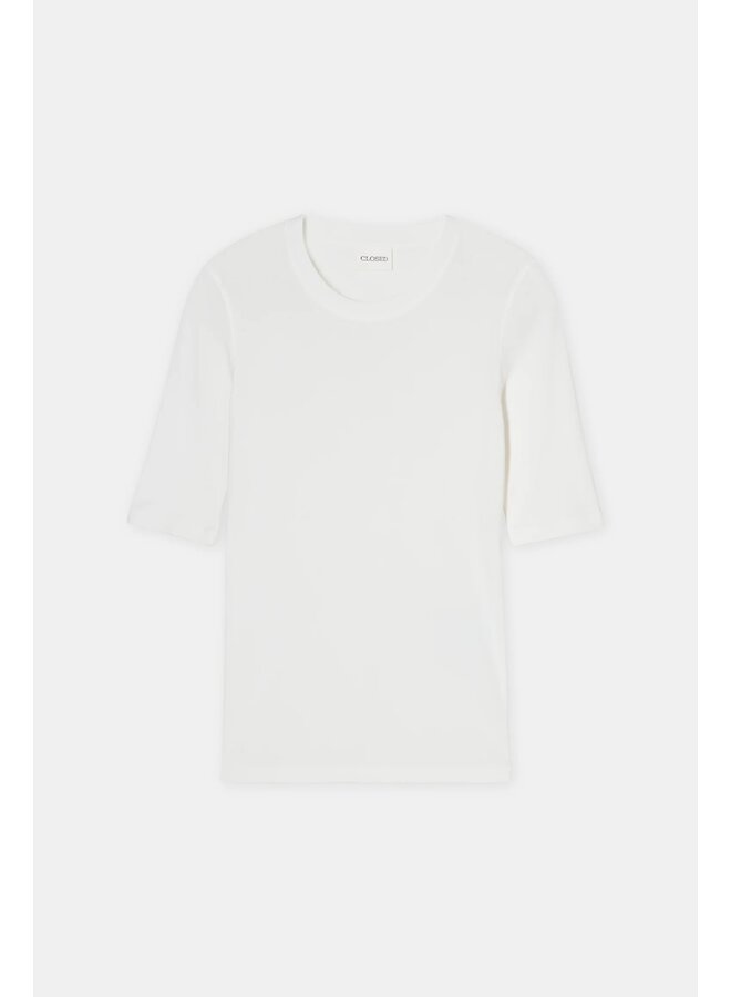 Crewneck shortsleeve ivory
